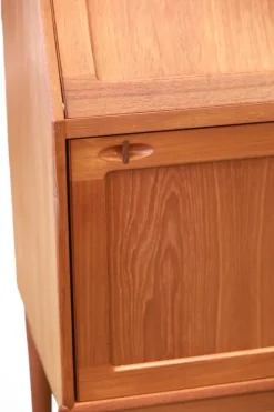 Pamono Secretary in Teak Denmark by H.W. Klein for Bramin, 1960s><noscript><img width=