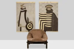 Pamono Seighaiha, Art Deco Style Composition, Canvas Painting><noscript><img width=