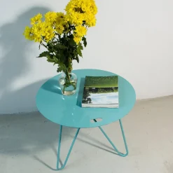 Sale Pamono Seis Center Table in Blue by Mendes Macedo for Galula