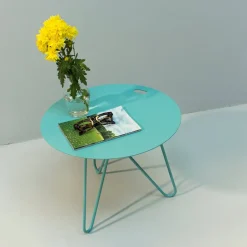 Sale Pamono Seis Center Table in Blue by Mendes Macedo for Galula