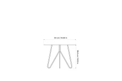 Sale Pamono Seis Center Table in Blue by Mendes Macedo for Galula