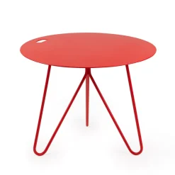 New Pamono Seis Center Table in Red by Mendes Macedo for Galula
