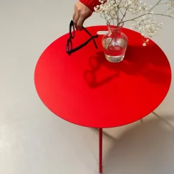 New Pamono Seis Center Table in Red by Mendes Macedo for Galula