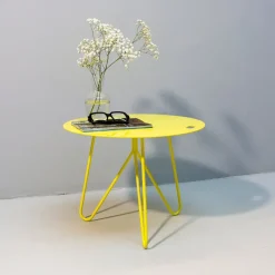 Clearance Pamono Seis Center Table in Yellow by Mendes Macedo for Galula