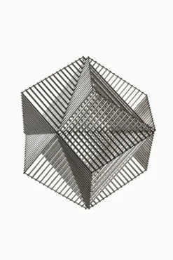 New Pamono Sektorn Mekanik Sculpture in Aluminum by Bertil Herlow Svensson, 1960s