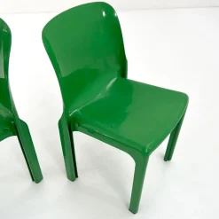 Online Pamono Selene Chairs by Vico Magistretti for Artemide, 1970s, Set of 4
