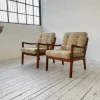 Pamono Senator Easy Chairs by Ole Wanscher for Cado, 1960s, Set of 2> Lounge Chairs & Armchairs