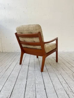 Pamono Senator Easy Chairs by Ole Wanscher for Cado, 1960s, Set of 2><noscript><img width=