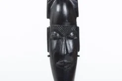 Pamono Senegalese Artist, Masks of the Seven Days of the Week, 1950, Ebony, Set of 7><noscript><img width=