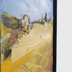 Online Pamono Sergio Scatizzi, Landscape, 1970s, Oil, Framed