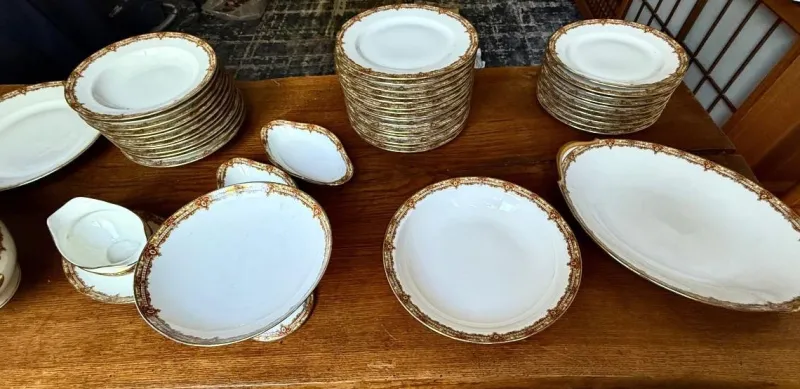 Sale Pamono Service from Limoges, Set of 48