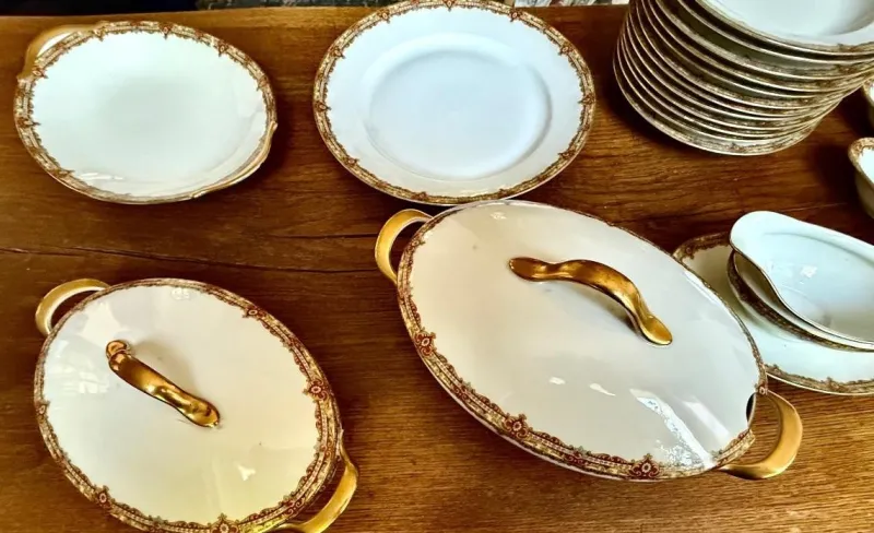 Sale Pamono Service from Limoges, Set of 48