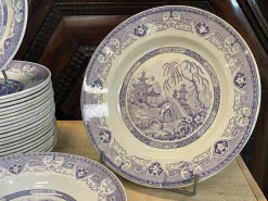Pamono Service from Yeddo Sarreguemines, Early 20th Century, Set of 67><noscript><img width=