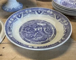 Pamono Service from Yeddo Sarreguemines, Early 20th Century, Set of 67><noscript><img width=