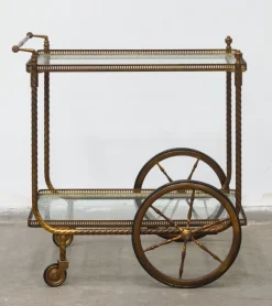 Pamono Serving Bar Cart, 1950s> Serving Bar Carts & Trolleys