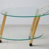 Pamono Serving Bar Cart with Tubular Legs in the style of Belgo Chrome, 1970> Serving Bar Carts & Trolleys