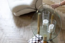 Pamono Serving Bar Cart with Tubular Legs in the style of Belgo Chrome, 1970><noscript><img width=