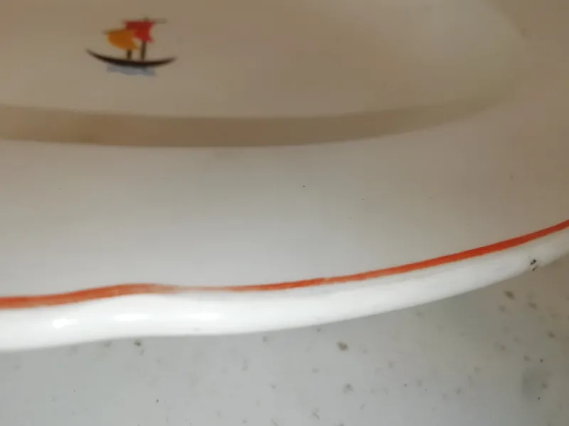 Pamono Serving Plate by Gio Ponti for Richard Ginori, 1930s> Dinnerware Accessories