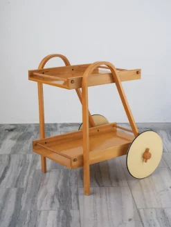 Pamono Serving Trolley by Enolinea, 1980s><noscript><img width=