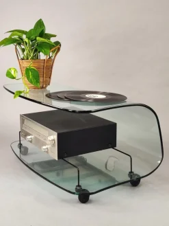 Online Pamono Serving Trolley from Fiam, 1980s