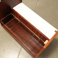 Pamono Serving Trolley in Wood, Italy, 1960s><noscript><img width=