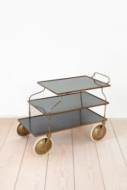 Clearance Pamono Serving Trolley Model B 889 by Josef Frank for Svenskt Tenn, Sweden, 1930s