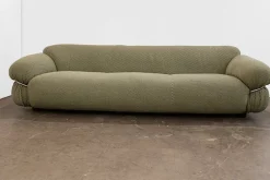 Pamono Sesann Sofa and Armchairs by Gianfranco Frattini for Cassina, 1970, Set of 3><noscript><img width=
