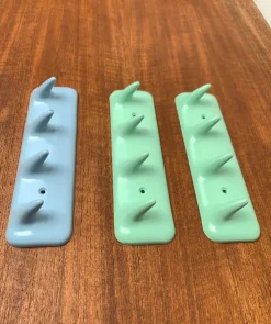 Discount Pamono Sesia Hook Bar Warderobe or Towel Holder from CM Brevettato, Italy, 1960s, Set of 3