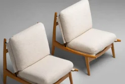 Pamono Set of 790 Lounge Chairs by Joseph André Motte for Steiner, France, 1960s><noscript><img width=