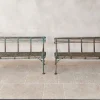 Pamono Set of Antique 19th Century Iron Garden Benches from Arras> Benches