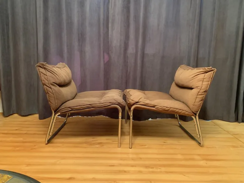 Pamono Set of Armchairs attributed to Gillis Lundgren for Ikea, Sweden, 1970s