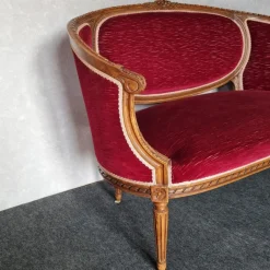 New Pamono Set of Basket Bench and Armchairs, 1950s, Set of 3