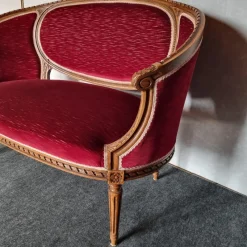 New Pamono Set of Basket Bench and Armchairs, 1950s, Set of 3