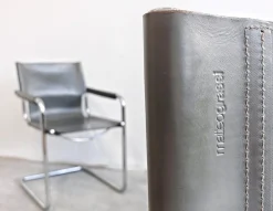 Hot Pamono Set of Bauhaus Leather Visitor Chairs by Mart Stam for Matteo Grassi, 1970s