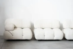 New Pamono Set of Camaleonda Living Room Set in Bouclé Fabric by Mario Bellini for B&b Italia / C&b Italia, 1970s