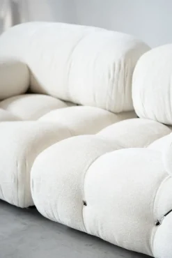 New Pamono Set of Camaleonda Living Room Set in Bouclé Fabric by Mario Bellini for B&b Italia / C&b Italia, 1970s