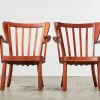 Pamono Set of Canada Easy Chairs by Christian E. Hansen for Fritz Hansen, Denmark, 1940s> Lounge Chairs & Armchairs
