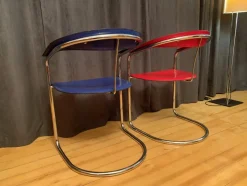 Pamono Set of Canasta Chairs from Arrben, Italy, 1970s-1980s><noscript><img width=