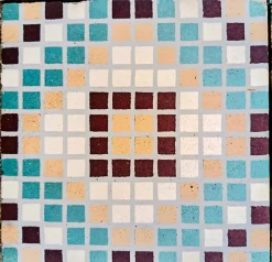 Best Pamono Set of Cementine Tiles in Ceramic, 1890s, Set of 31