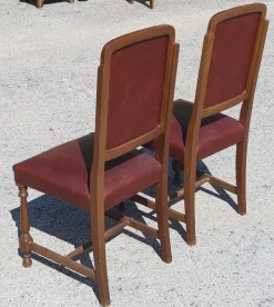 Clearance Pamono Set of Chairs with Seat and Back in Red Leather, Italy, 1980