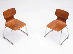 Clearance Pamono Set of Children's Chairs by Adam Stegner for Flötotto, 1970s