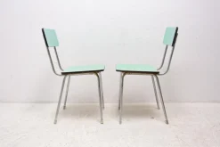 Pamono Set of Czechoslovak Cafe Chairs in Formica, 1960s