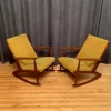 Pamono Set of Danish Rocking Chairs by Georg Jensen for Kubus Furniture, 1950s