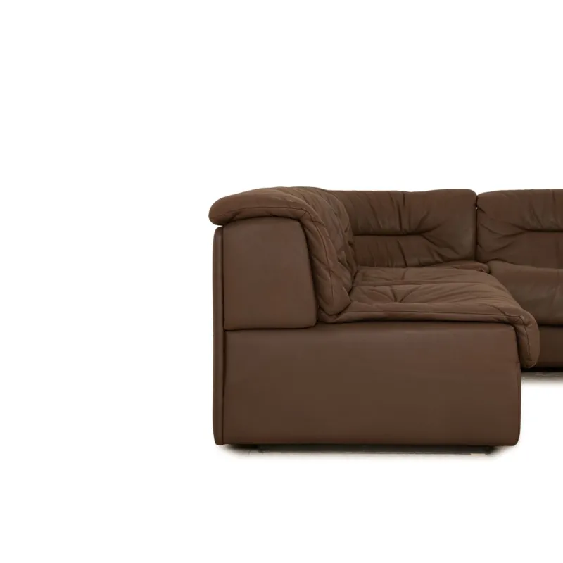 Pamono Set of DS 14 Leather Sofa Set from De Sede> Living Room Sets