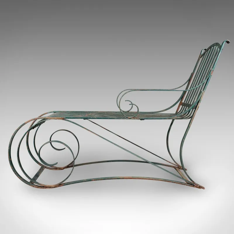 Outlet Pamono Set of English Garden Loungers, 1910s
