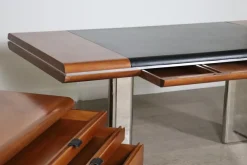 Clearance Pamono Set of Executive Desk and Credenza by Hans von Klier for Skipper, Italy, 1972