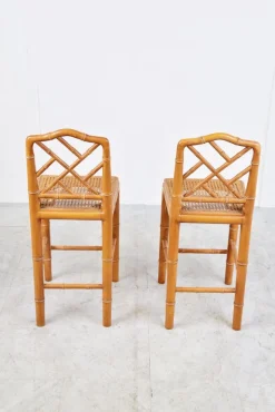 Pamono Set of Faux Bamboo Children Chairs, 1960s><noscript><img width=