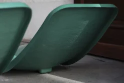 Hot Pamono Set of Fiberglass Sunbeds by Charles Zublena