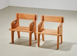 Pamono Set of First Edition Peter's Child Chairs by Hans Wegner for Fredericia, Denmark, 1944> Children's Chairs