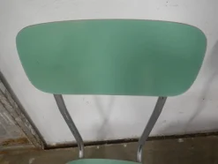 Sale Pamono Set of Green Formica Chairs, 1960s
